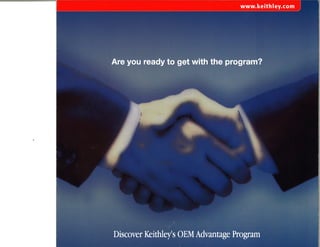 Keithley OEM Advantage Program Brochure