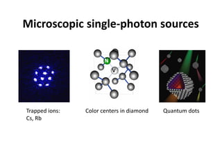 ECE 695 group Quantum photonics_ nitrogen-vacancy centers in diamond | PDF