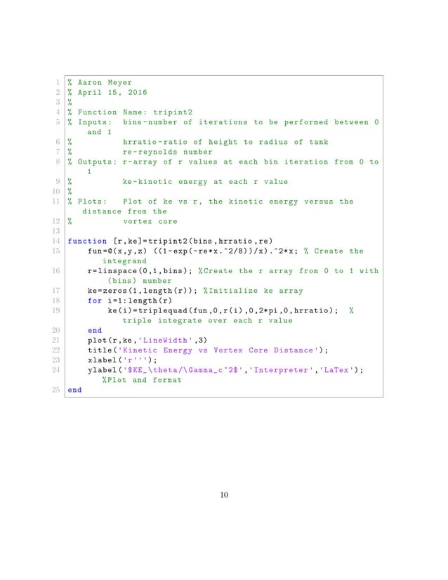 Vortex Modeling | PDF