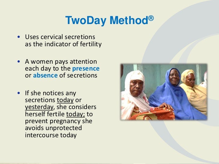 nocost family planning the TwoDay Method