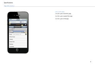 Specifications
8
Page: filter_brand_1
Links to other pages
1 on Click goes to Quicklink_page,
2 on Click goes to applied filter page,
3 on Click goes to Filterpage,
 