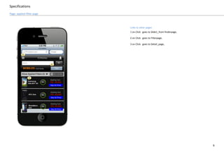 Specifications
9
Page: applied filter page
Links to other pages
1 on Click goes to Slide1_from finderpage,
2 on Click goes to Filterpage,
3 on Click goes to Detail_page,
 