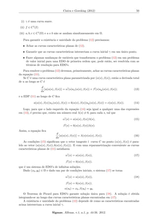 cac~ao de uma EDP 
Uma EDP pode ser classi 