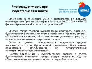 Отчетность За 9 Месяцев 2012 Года | PPT