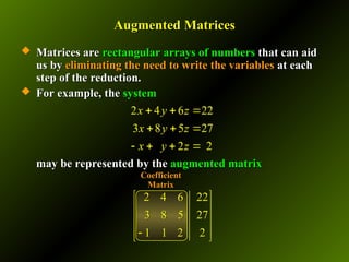Systems of Linear Equations and Matrices.ppt