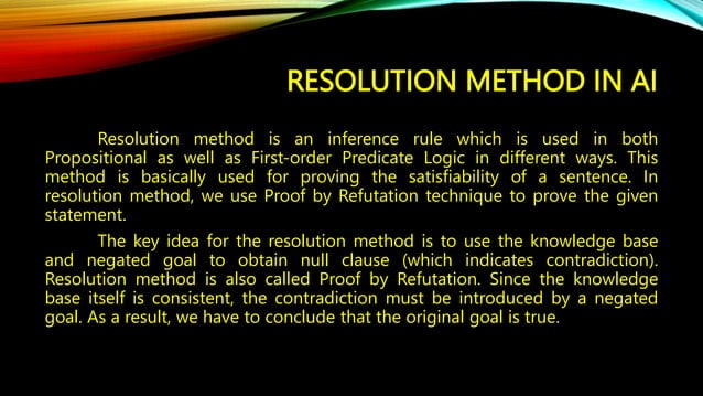 Resolution method in AI.pptx
