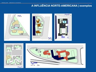 PRAÇAS   BRASILEIRAS


                       A INFLUÊNCIA NORTE-AMERICANA | exemplos
 