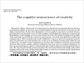 920 the cognitive neuroscience of creativity | PPT