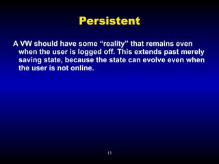 Virtual World Tutorial for I/ITSEC | PPT