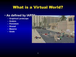 Virtual World Tutorial for I/ITSEC | PPT