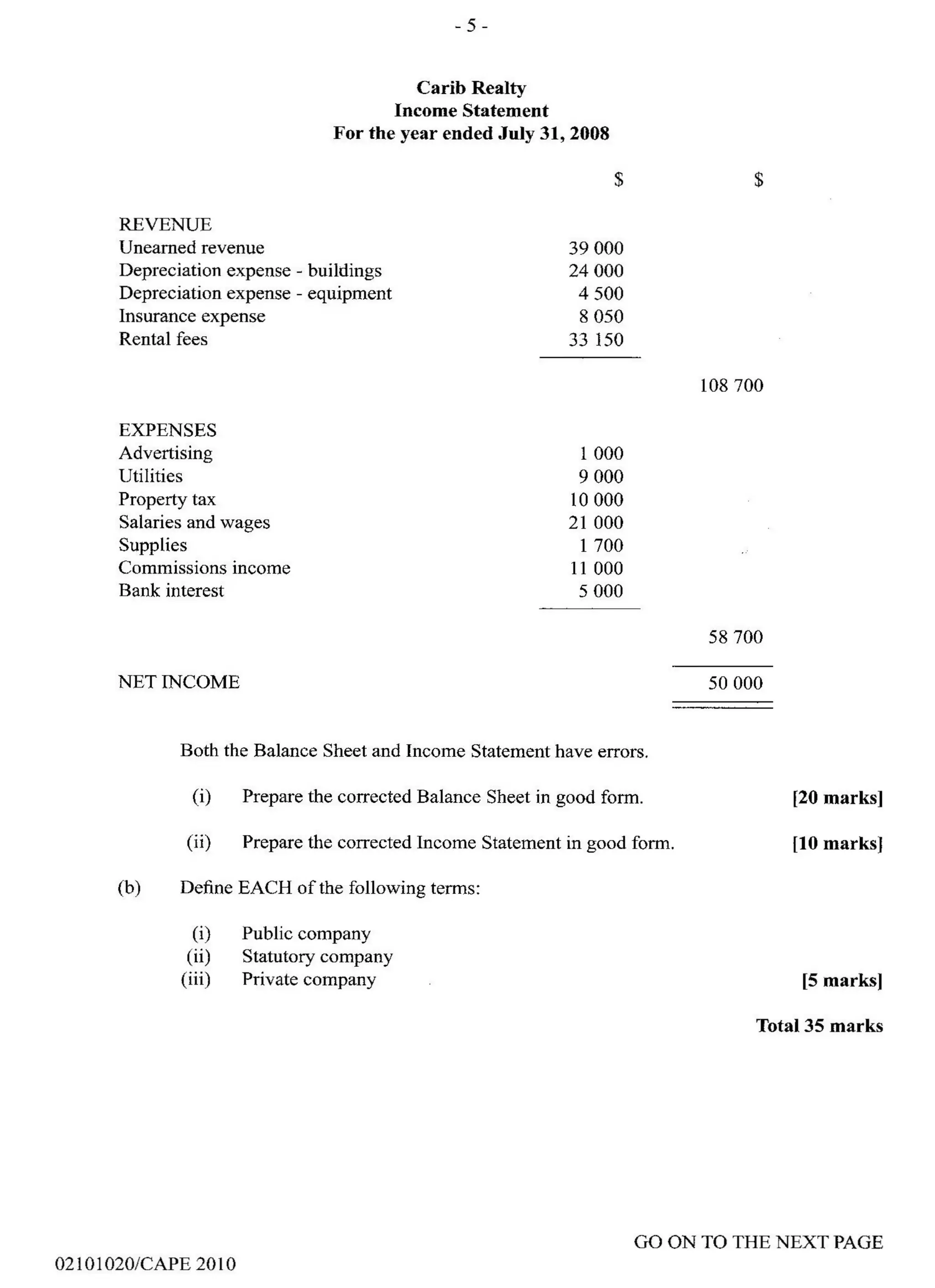 cape-accounts-past-papers-unit-1