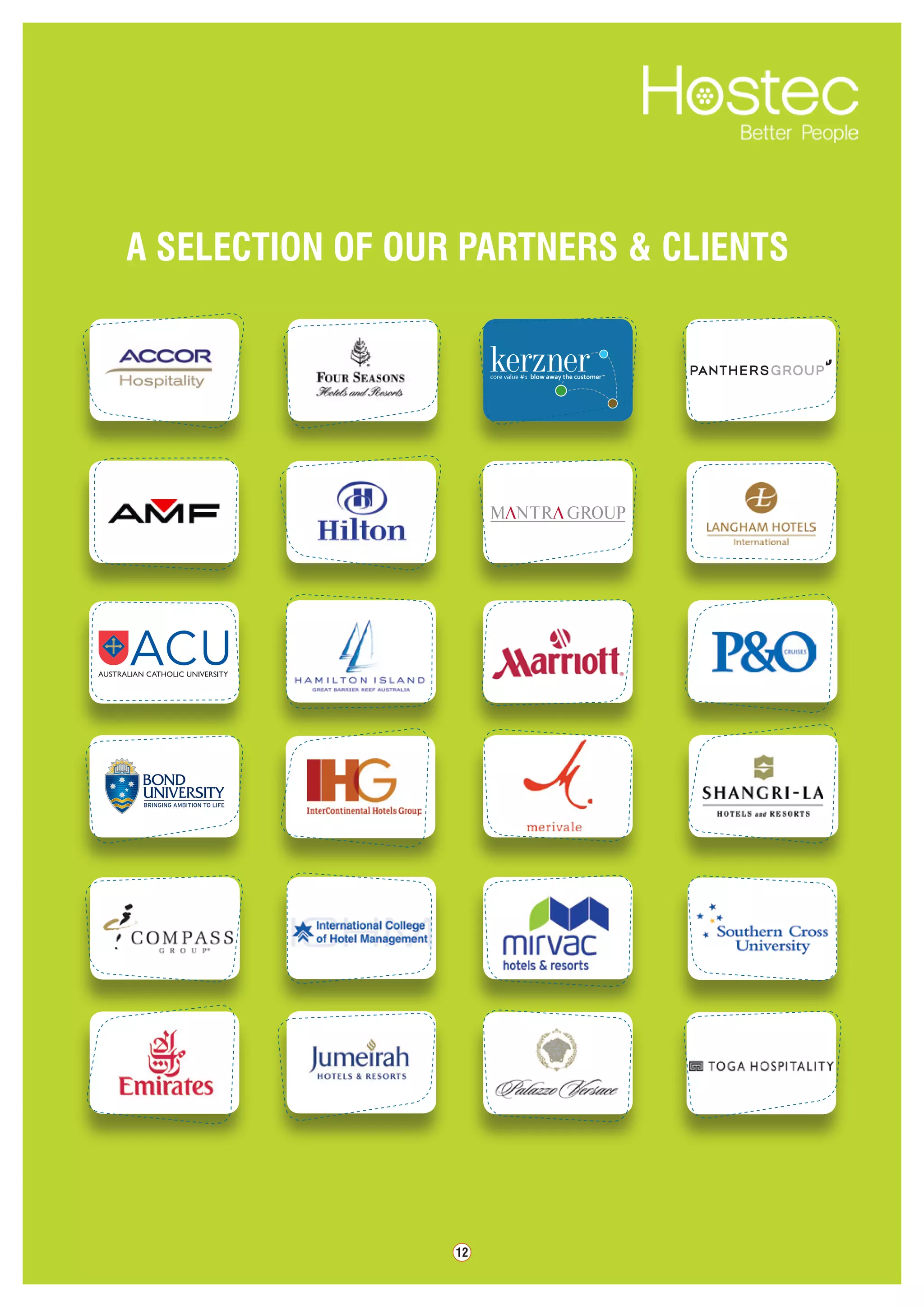 12
A selection of our partners & clients
 