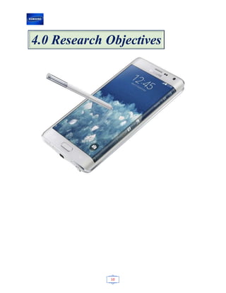 10
4.0 Research Objectives
 