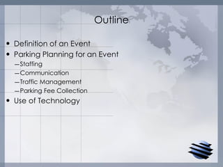 Effective Event Parking | PDF