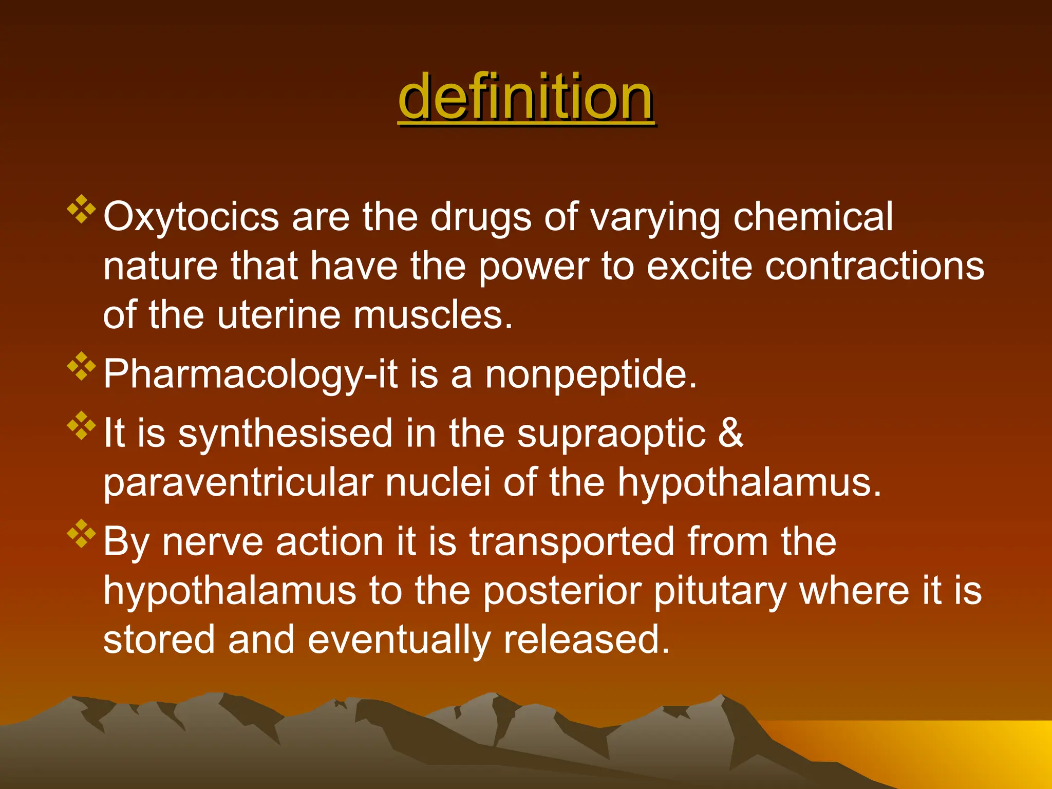 92189552-Drug-Presensddddddtation-oxytocin.ppt