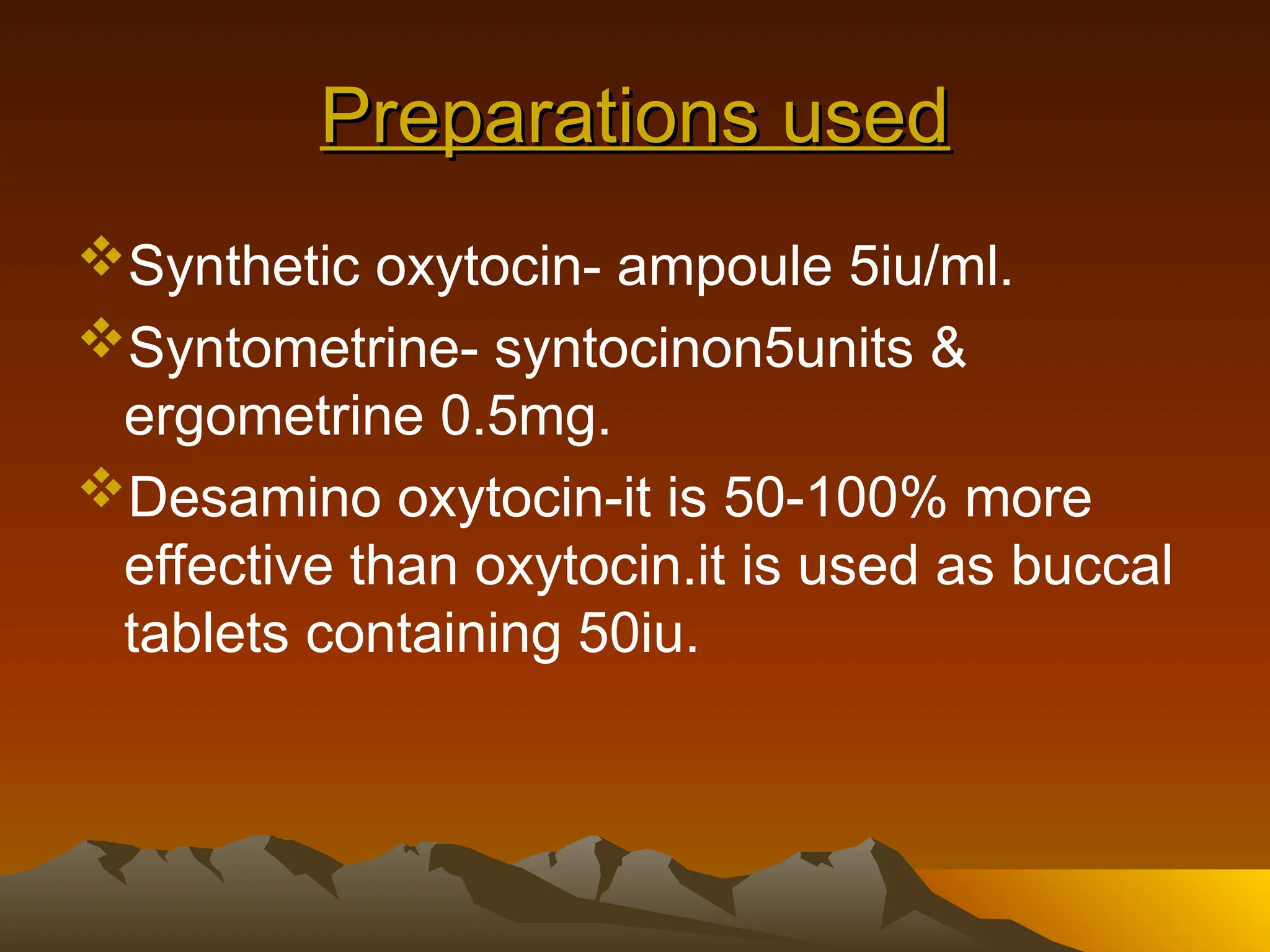 92189552-Drug-Presensddddddtation-oxytocin.ppt