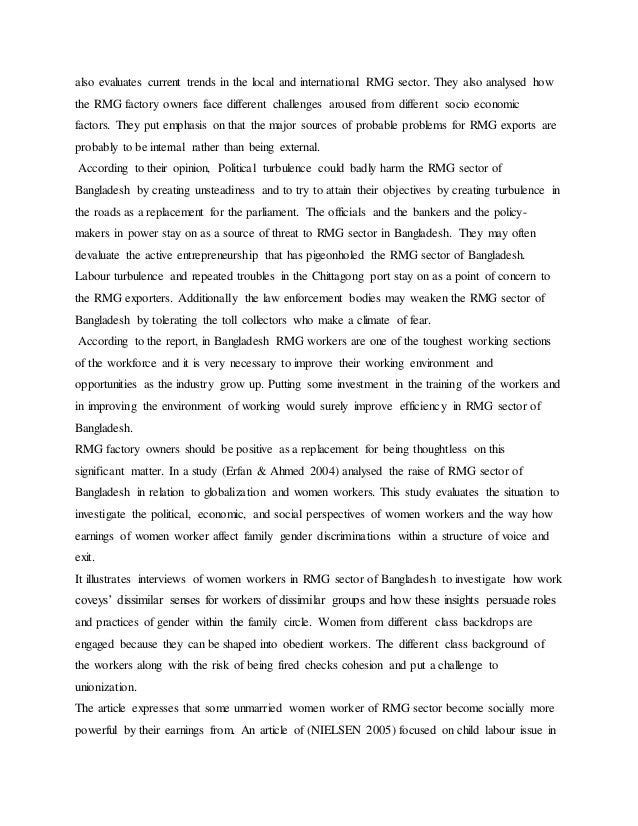 Assignment on rmg sector in bangladesh pdf picture