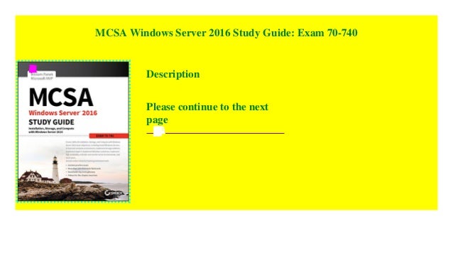 70-740 study guide pdf download