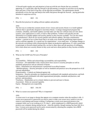 Guide to Firewalls and VPNs 3rd Edition Whitman Test Bank | PDF