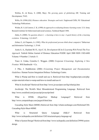 Design and Implementation Of A Virtual Learning System (A case study of ...