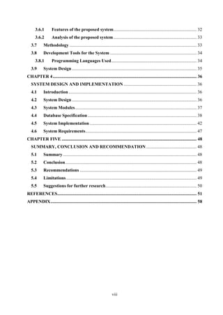 Design and Implementation Of A Virtual Learning System (A case study of ...