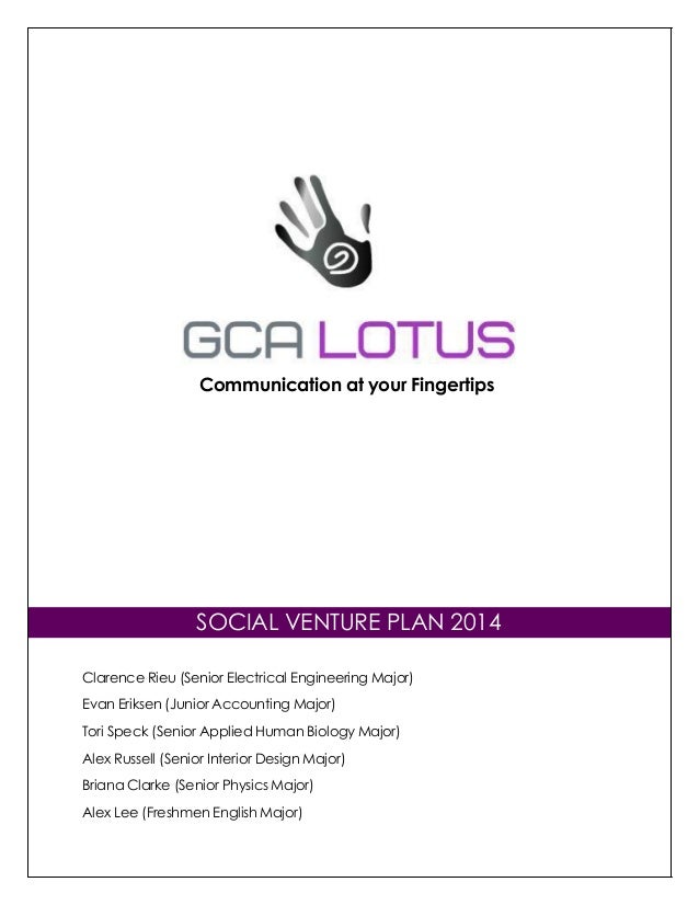 Lotus business plan image