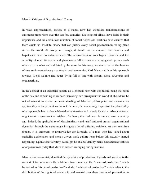 How to apply marxist criticism picture