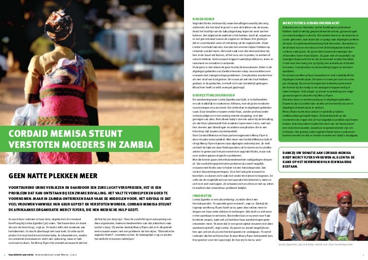 Cordaid Memisa Gezondheid Samen Delen Februari 2011