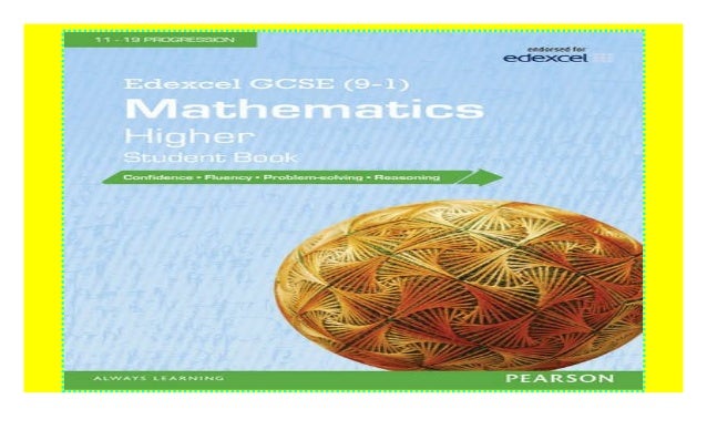 Edexcel Gcse 9 1 Mathematics Higher Student Book Edexcel Gcse Ma