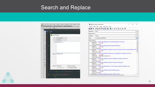 Search and Replace
19
 