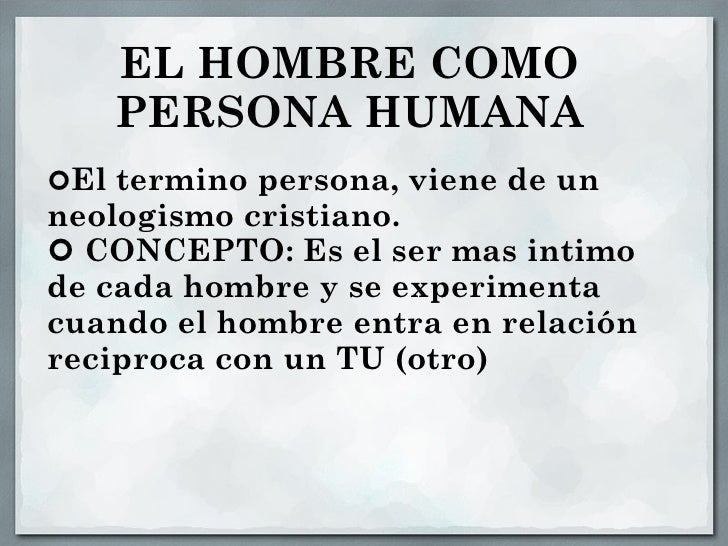 Resultado de imagen para el hombre como  person
