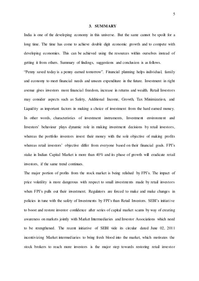 Of my phd thesis
