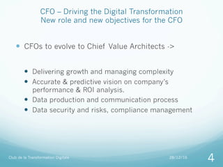 CFO Driving the digital transformation | PDF