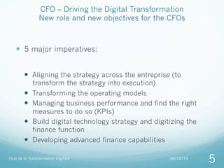 CFO Driving the digital transformation | PDF