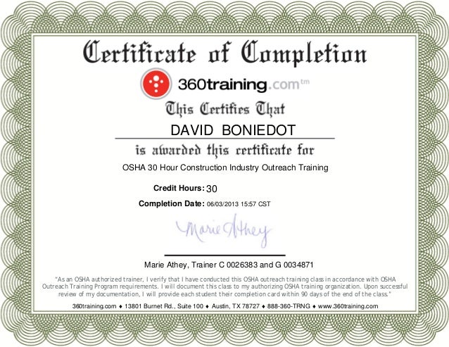osha certificate(1)