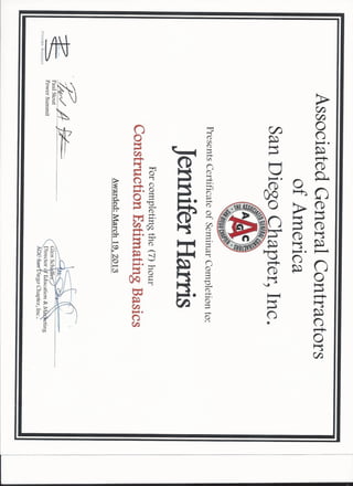 Jennifer Harris_AGC Certificates
