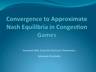 1	
Strumenti	della	Teoria	dei	Giochi	per	l’Informatica	
	
Sebastiano	Panichella	
 
