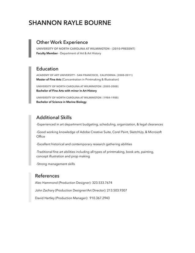 Movie Resume PDF - Movie Resume 2 638 