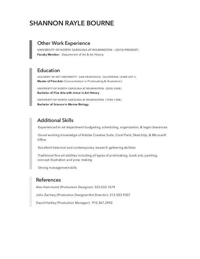 movie resume