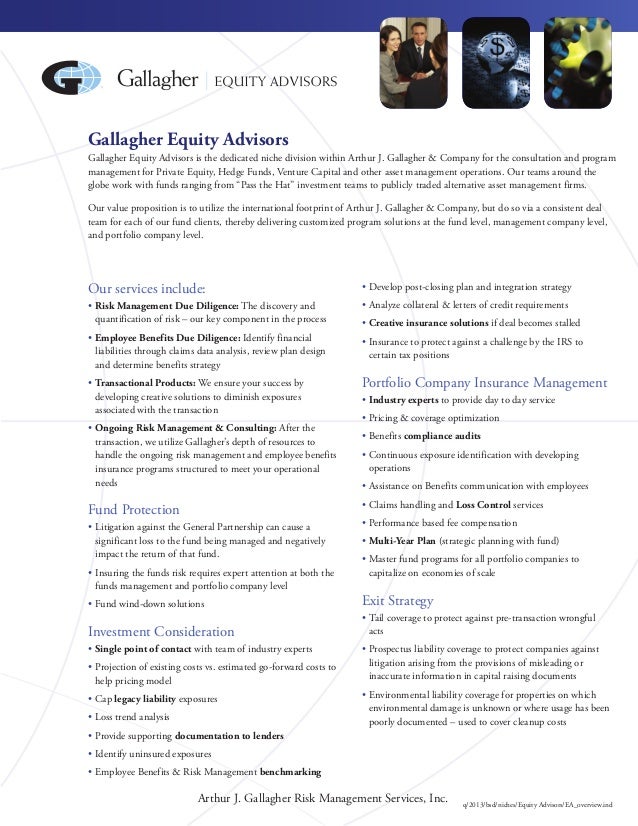 Gallagher Equity Advisors Overview