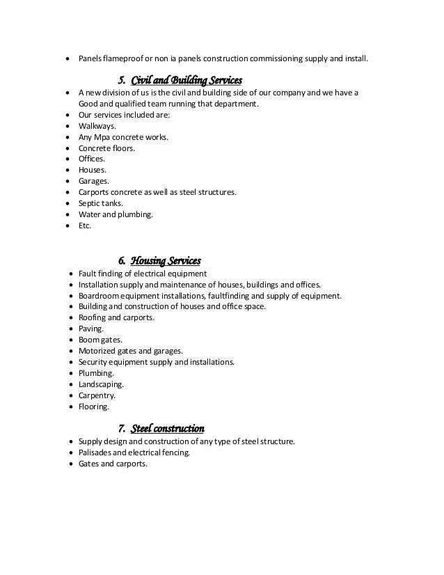 WEES Electrical & Instrumentation Company Profile.