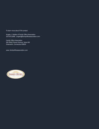 To  learn  more  about  FOA  contact:  
500  West  Putnam  Avenue,  Suite  400  
Greenwich,  Connecticut  06830
 