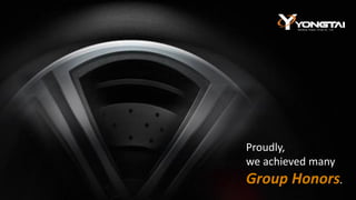 Proudly,
we achieved many
Group Honors.
 