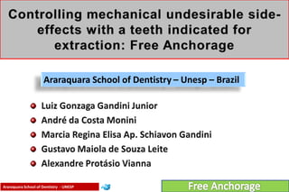 Araraquara School of Dentistry - UNESP Gandini Jr., L.G. & Gandini, M.R.E.A.S.
Araraquara School of Dentistry – Unesp – Brazil
 