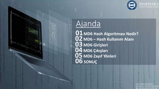 MD6 Hash Algorithm | PPT