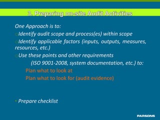 QMS Audit Process June 2015 | PPSX