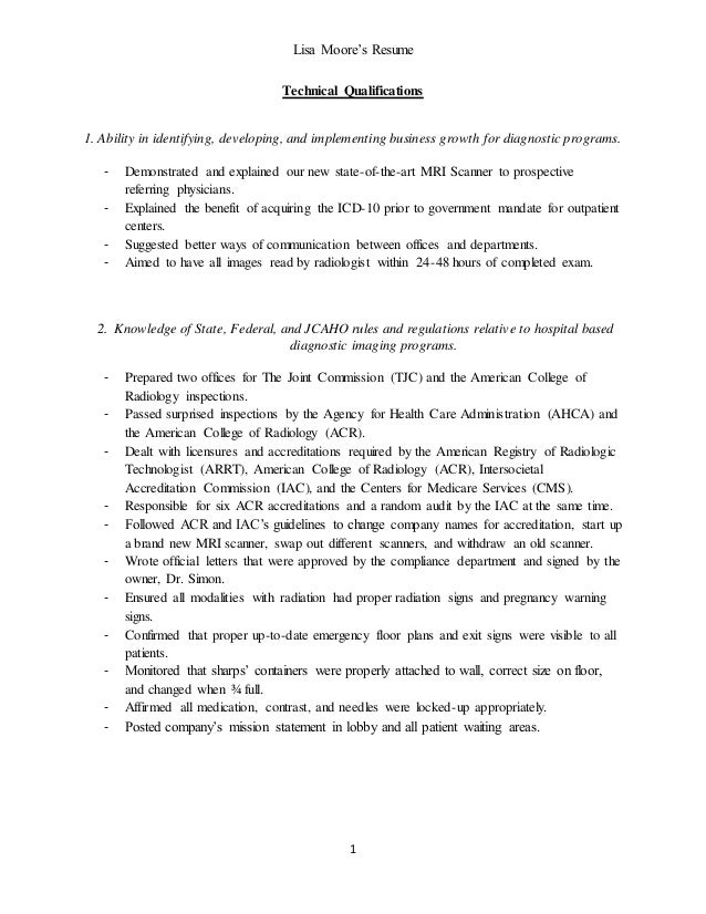 Work Qualifications