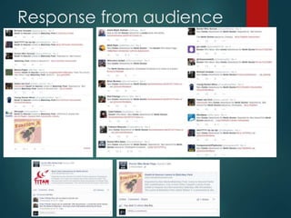 Response from audience
 