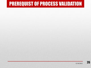 Process validation | PPTX