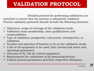 Process validation | PPTX